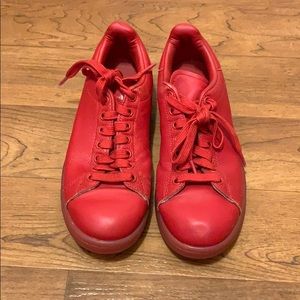 Adidas red sneakers size 6.5
